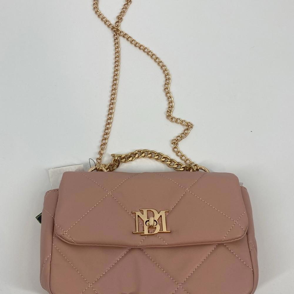 Badgley Mischka Quilted Crossbody Bag with Gold Hardware - Picture 2 of 6